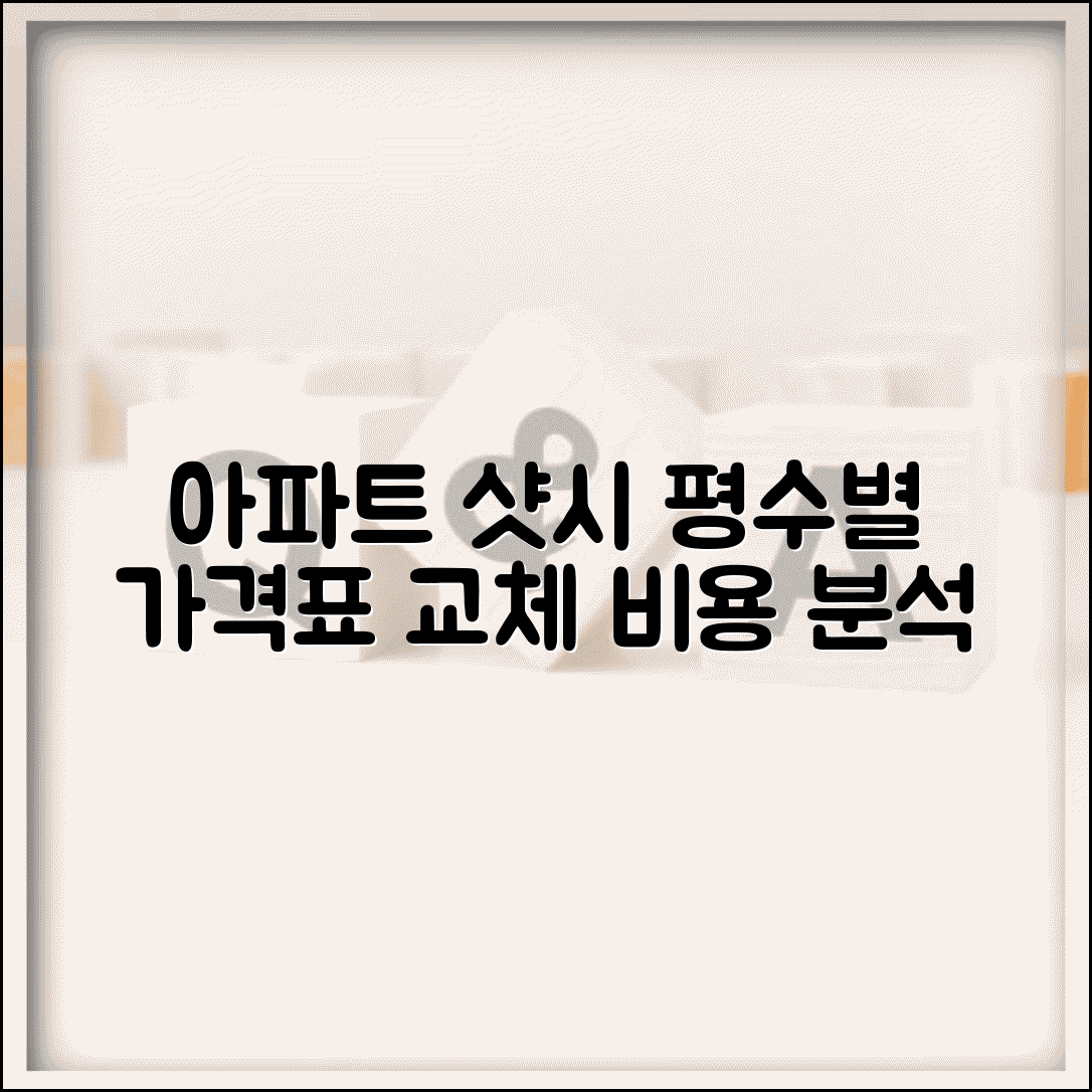 아파트 샷시 비용 평수별 가격표 | 단지 특성별 교체 비용 상세 분석