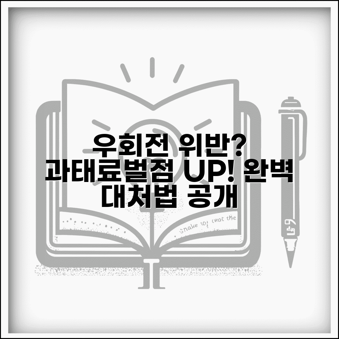 우회전 신호위반 단속 과태료 벌점 | 우회전 위반 처벌 완벽 대처법