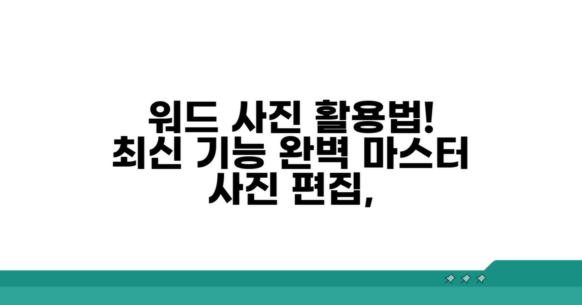 최신 버전 워드 사진 활용법
