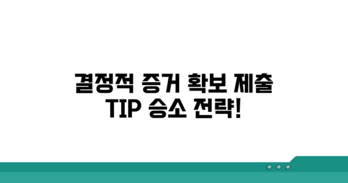 결정적 증거 확보 및 제출 방법