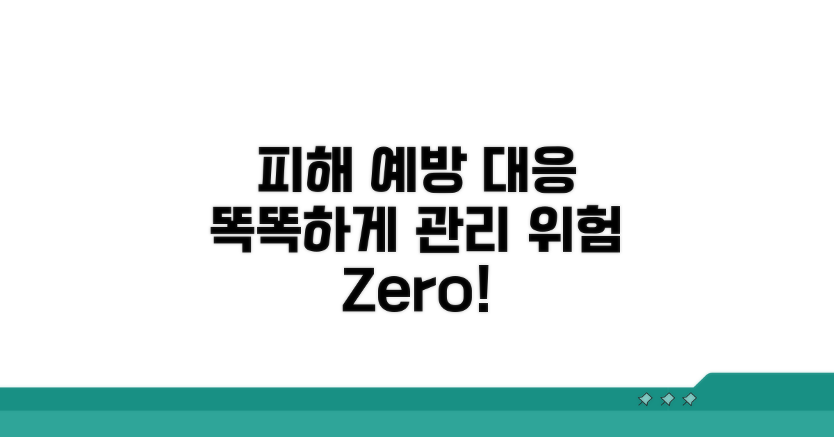 피해 예방과 추가 대응, 똑똑하게 대처하기