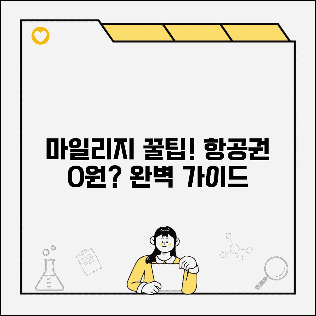 마일리지 신용카드 적립 방법과 항공권 완벽 가이드