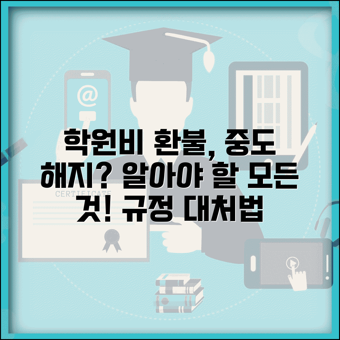 학원비 환불 규정 기준과 중도 해지 시 대처법