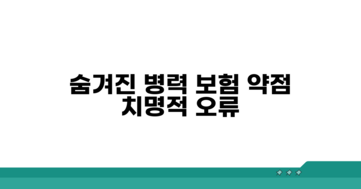 숨겨진 병력, 보험 계약의 치명적 약점