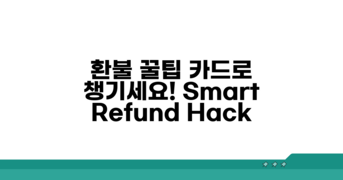 현명한 카드 환불 활용법
