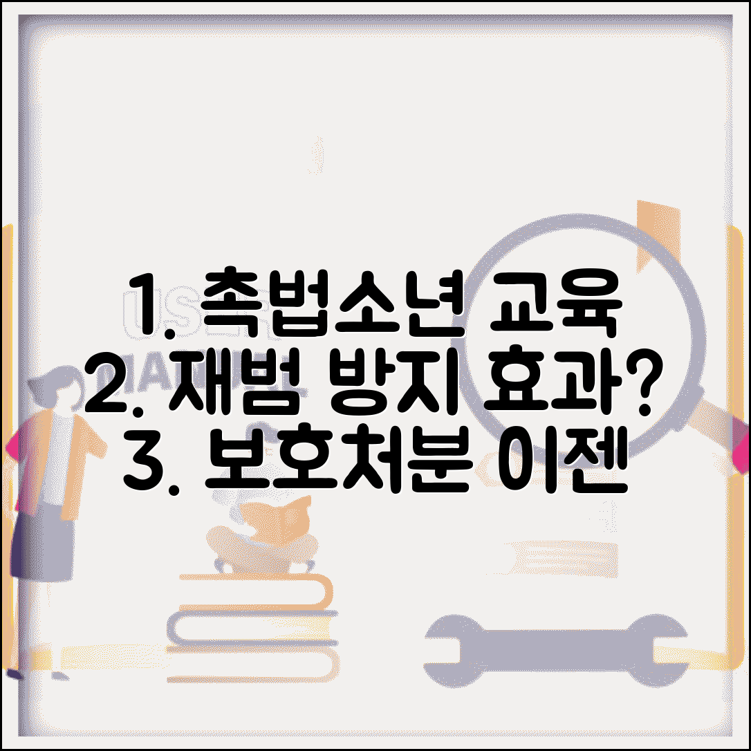 촉법소년 교육 효과와 보호처분 재범 방지 기여 검증
