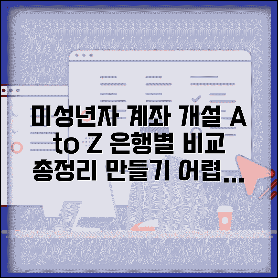 미성년자 계좌개설 방법 은행별 | 자녀 계좌 만드는 순서, 서류, 조건, 절차 총정리