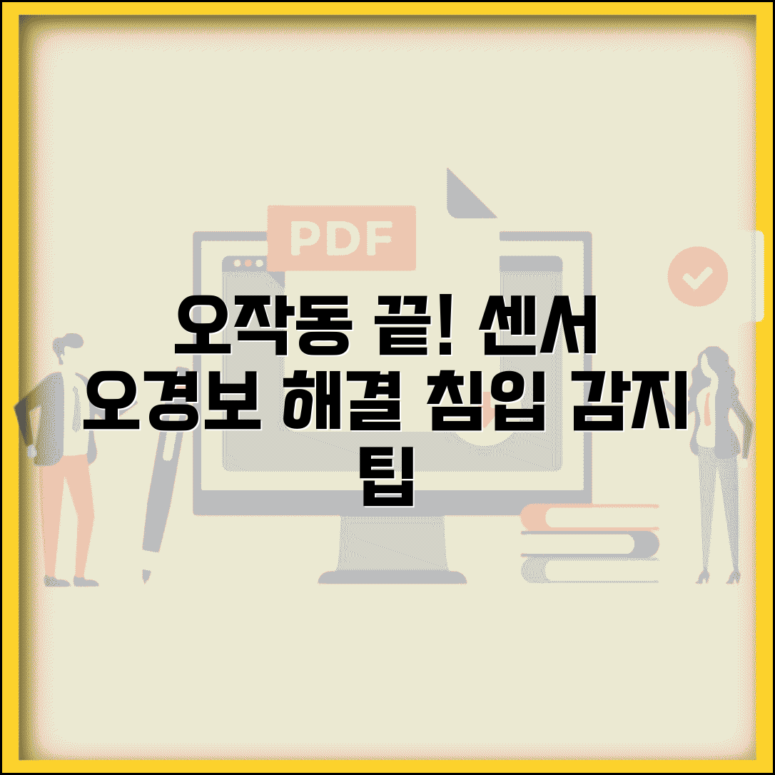방범 센서 오작동 해결 | 침입 감지 센서 오경보 원인과 대처법 | 오경보 줄이기