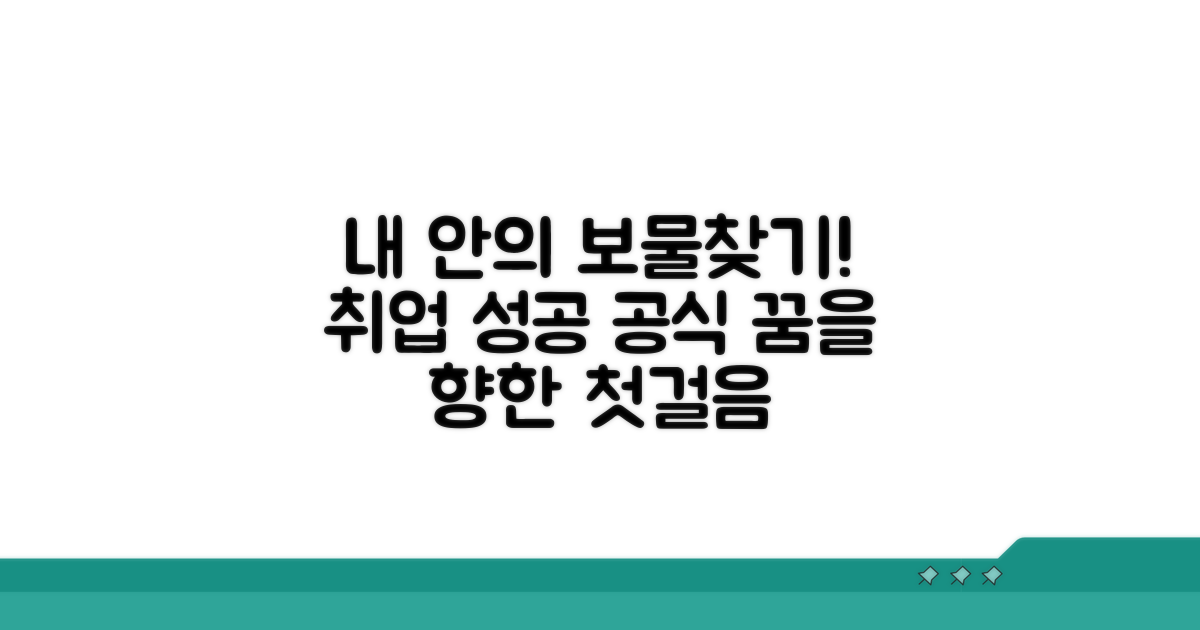 나만의 적성 찾기 & 취업 계획 세우기