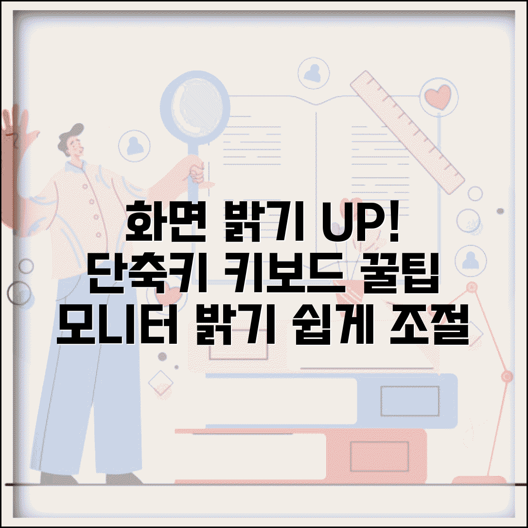 모니터 밝기 조절 단축키 | 화면 밝기 키보드 조절 모든 방법 총정리