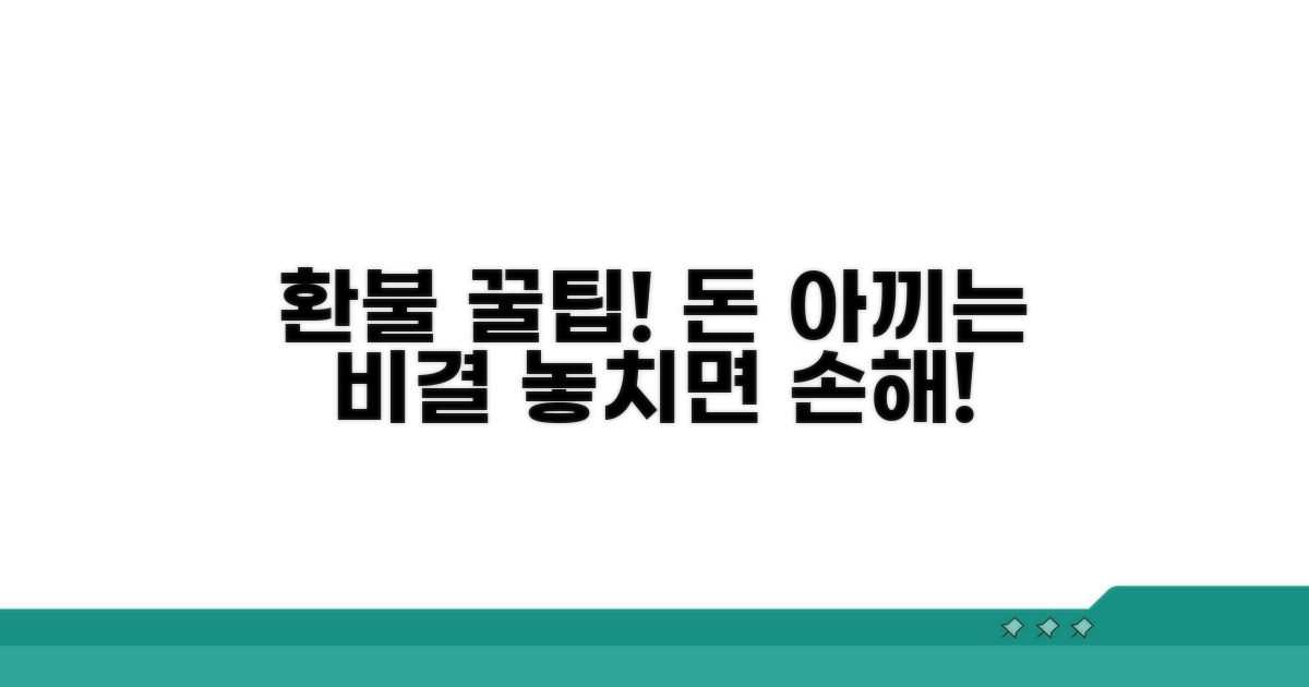 환불 꿀팁으로 돈 아끼는 비결