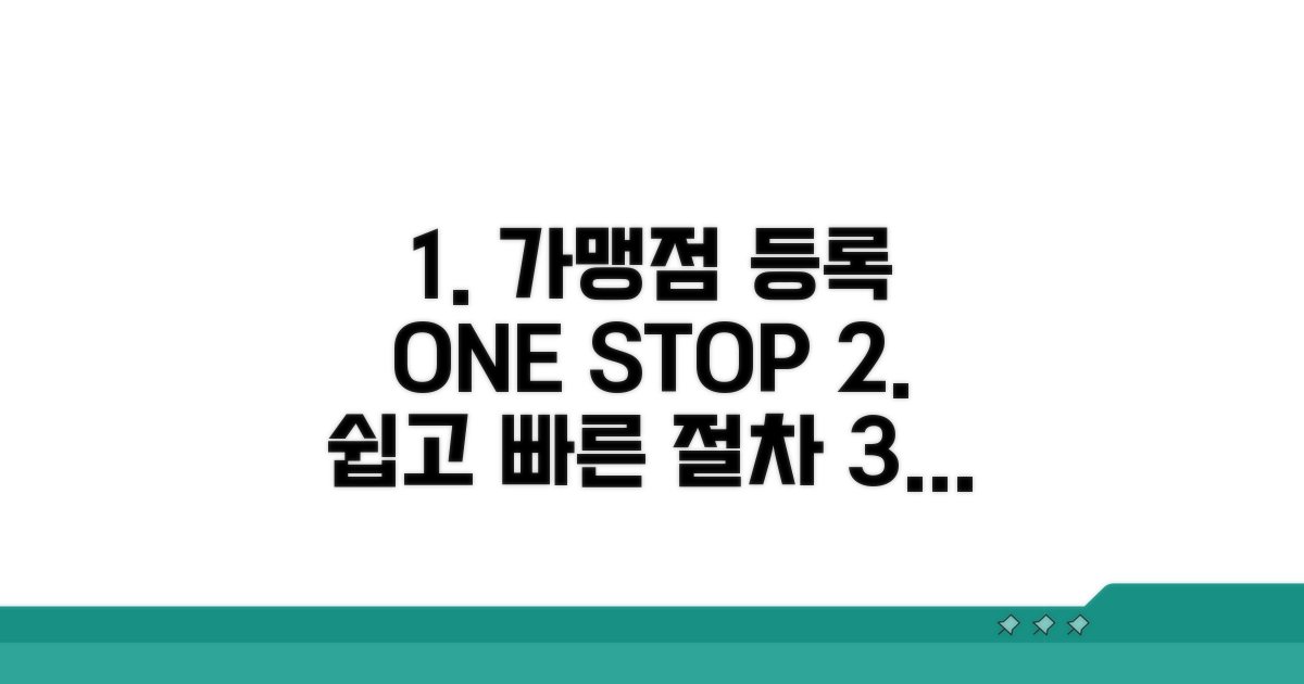 가맹점 등록 절차 상세 안내