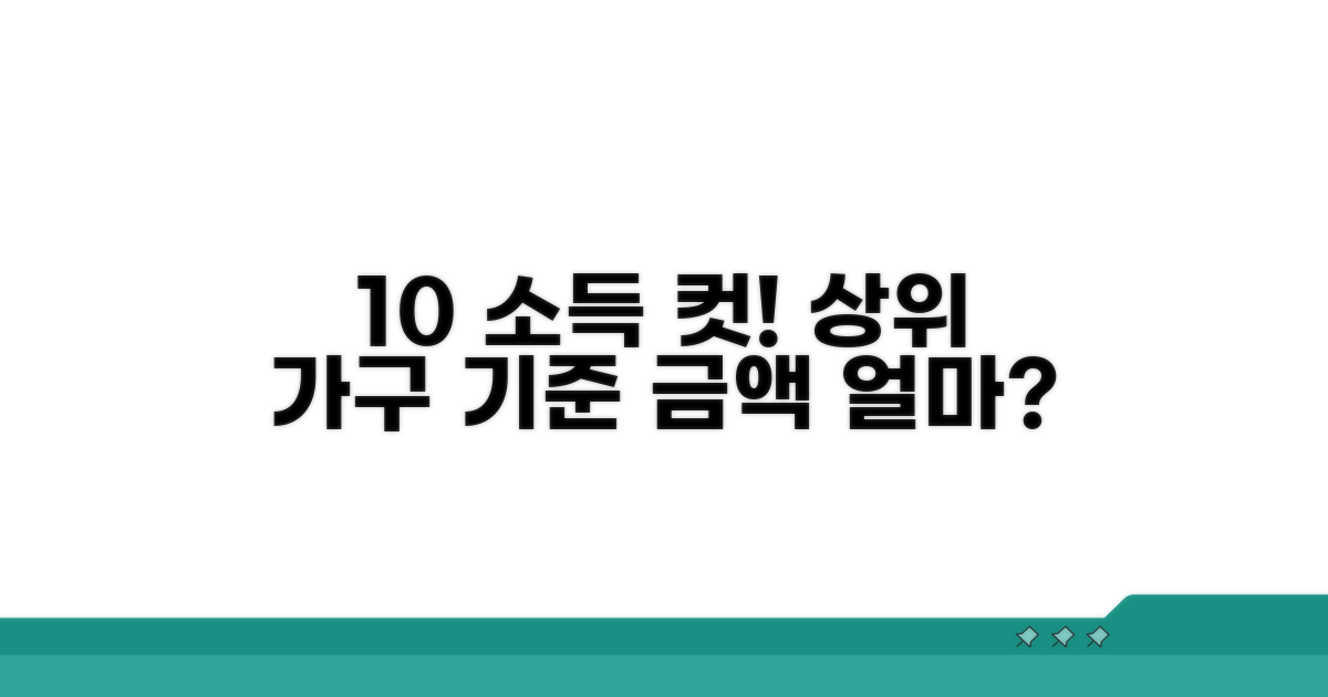 상위 10% 가구 소득 기준 알아보기