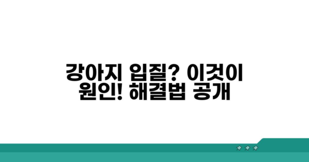 강아지 입질 원인 파헤치기