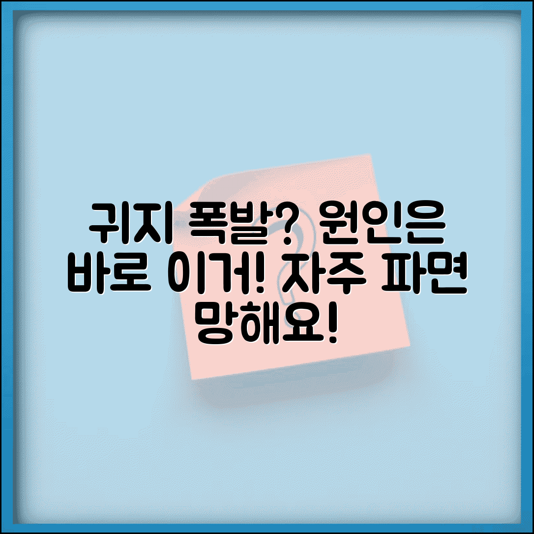 귀지 많이 생기는 원인 | 귀지 과다 분비 원인 귀 자주 파서