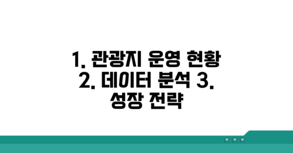관광지 운영 현황 분석