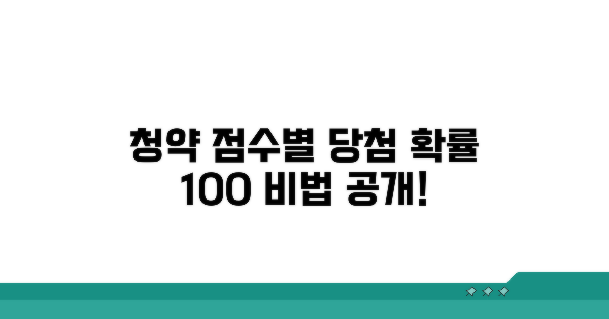 청약 등급별 당첨 기대값 계산법