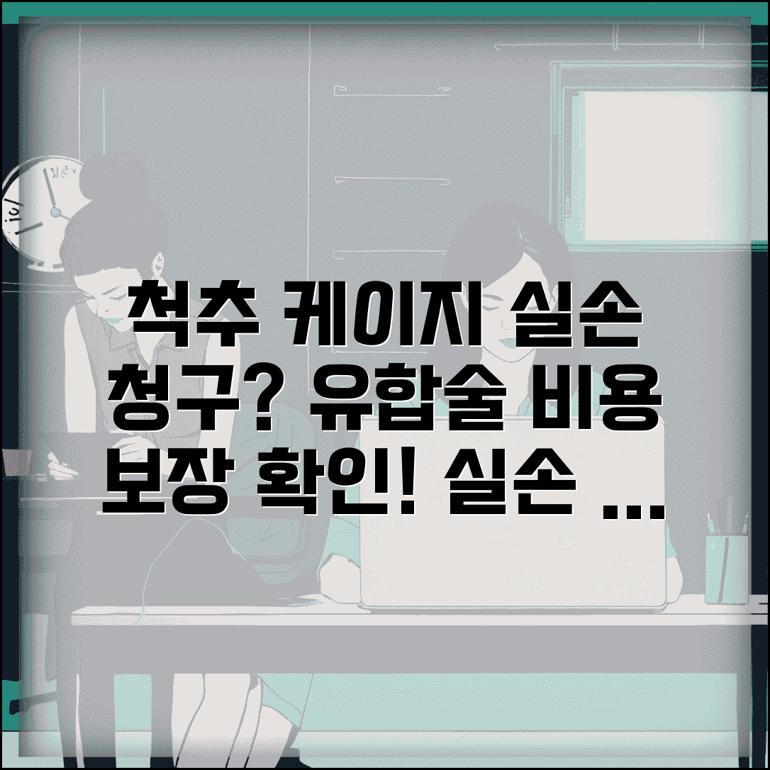 척추 케이지 유합 재료 실손 청구 여부 | 척추 고정술 케이지 비용 실손 보장, 확인 방법