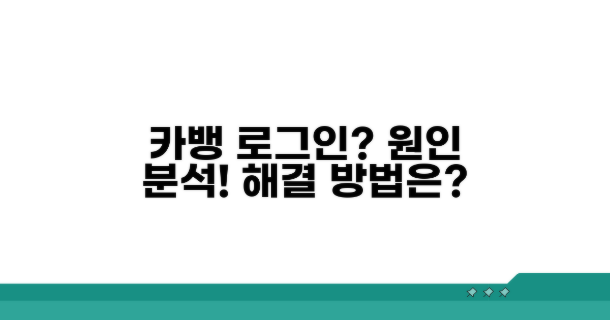 카카오뱅크 로그인 오류 원인 파악