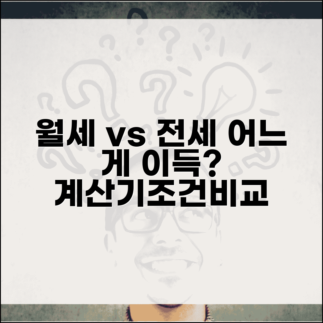 월세 vs 전세 계산기 어느 게 유리할까? | 전세 월세 전환율 손익 분석 및 조건 비교