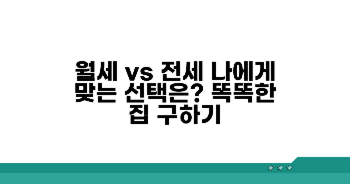 월세 vs 전세, 뭐가 나에게 유리할까?