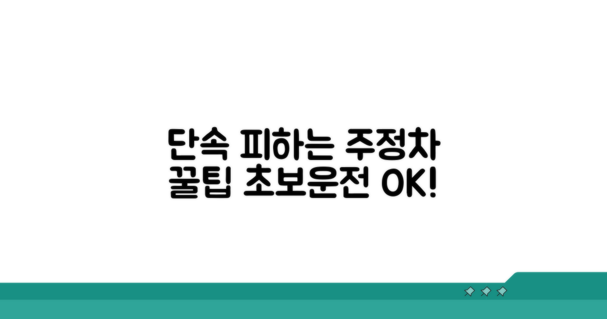단속 피하는 주정차 요령 꿀팁