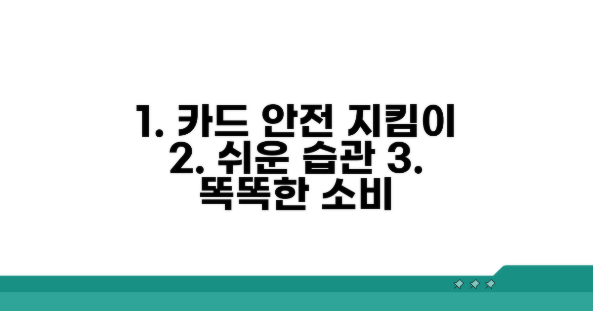 안전한 카드 사용 습관