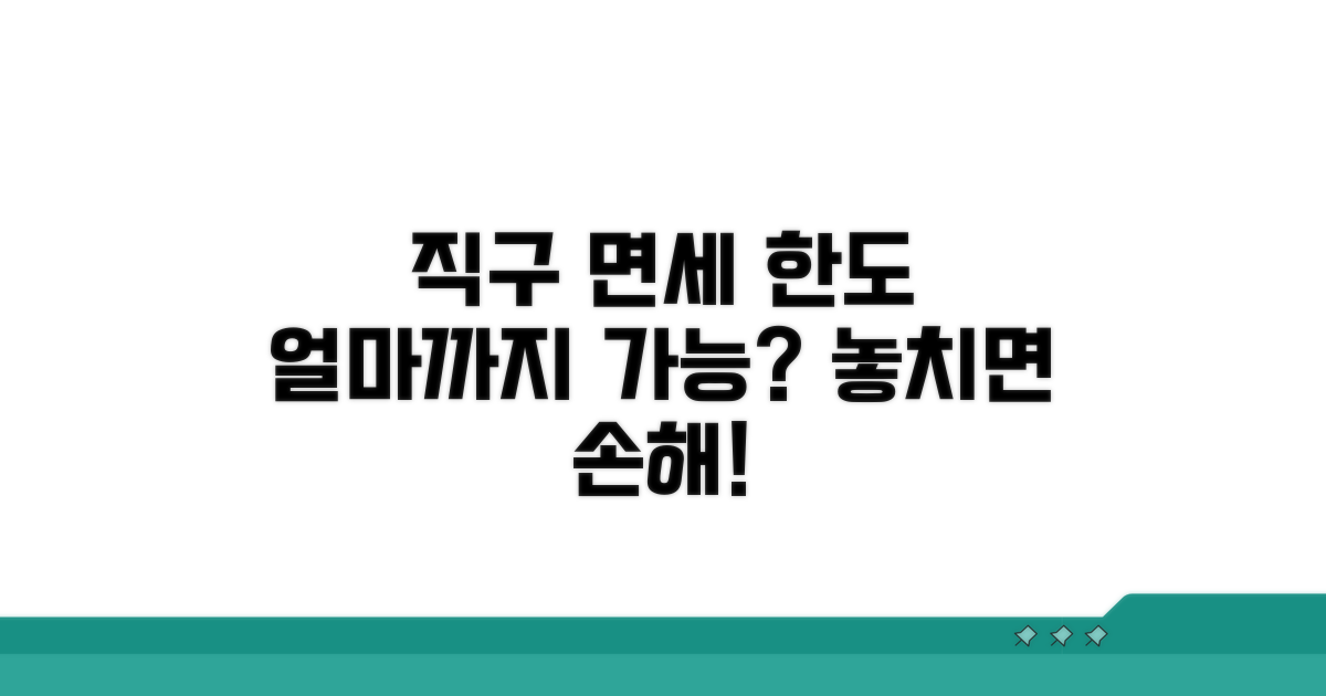 직구 면세 한도, 얼마까지?