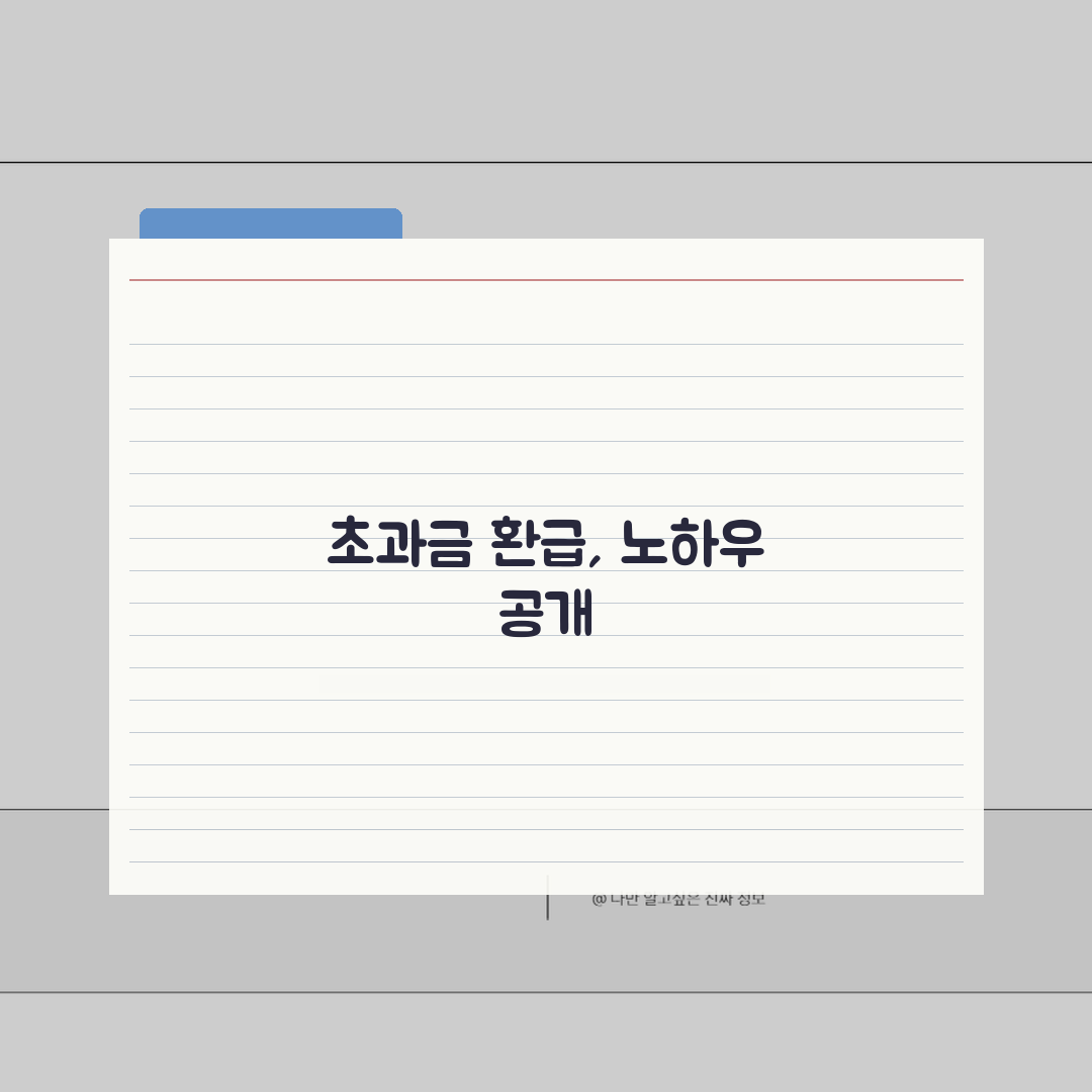 건강보험 본인부담금 환급 신청방법 초과금 솔직후기, 직접 해봤어요